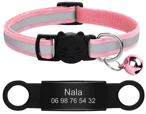 Collier chat rose